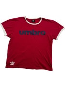UMBRO T-Shirt Sport Logo Κόκκινο Γυναικείο M