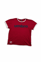 UMBRO T-Shirt Sport Logo Κόκκινο Γυναικείο M