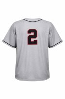 UNDER ARMOUR BASEBALL JERSEY STREETWEAR GRIGIO UOMO PRE OWNED L
