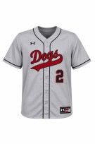UNDER ARMOUR BASEBALL JERSEY STREETWEAR GRIGIO UOMO PRE OWNED L