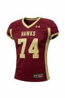 UNDER ARMOUR FOOTBALL JERSEY SPORTSWEAR BURGUNDY ΑΝΔΡΙΚΟ PRE OWNED M