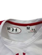 UNDER ARMOUR GRAPHIC TEE ATHLETIC WHITE RED ΑΝΤΡΙΚΟ PRE OWNED M