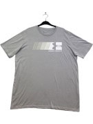 UNDER ARMOUR GRAPHIC TEE MINIMAL GREY MEN PRE OWNED XL