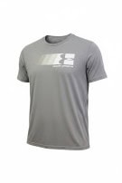 UNDER ARMOUR GRAPHIC TEE MINIMAL GREY MEN PRE OWNED XL