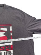 UNDER ARMOUR GRAPHIC TEE SPORTSWEAR CHARCOAL ΑΝΤΡΙΚΟ PRE OWNED L