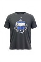 UNDER ARMOUR GRAPHIC TEE SPORTSWEAR CHARCOAL ΑΝΤΡΙΚΟ PRE OWNED L