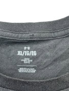 UNDER ARMOUR GRAPHIC TEE SPORTSWEAR BLACK MENS PRE OWNED XL