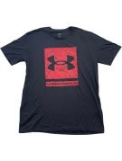 UNDER ARMOUR GRAPHIC TEE SPORTSWEAR BLACK MENS PRE OWNED XL