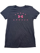 UNDER ARMOUR GRAPHIC TEE STREETWEAR BLACK WOMEN PRE OWNED S
