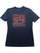 UNDER ARMOUR GRAPHIC TEE STREETWEAR NAVY MEN PRE OWNED SM P CH