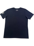 UNDER ARMOUR GRAPHIC TEE STREETWEAR NAVY ΑΝΤΡΙΚΟ PRE OWNED XL