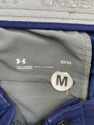 UNDER ARMOUR ATHLETIC PANTS BLUE MEN PRE OWNED 48
