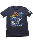UNDER ARMOUR T SHIRT RACING GRAPHIC FADED BLACK ΑΝΤΡΙΚΟ PRE OWNED M