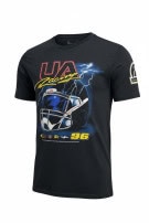 UNDER ARMOUR T SHIRT RACING GRAPHIC FADED BLACK ΑΝΤΡΙΚΟ PRE OWNED M