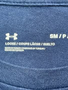 UNDER ARMOUR TEE FREEDOM NAVY MEN PRE OWNED S-M