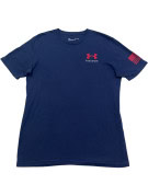UNDER ARMOUR TEE FREEDOM NAVY MEN PRE OWNED S-M