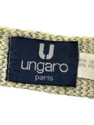 UNGARO PARIS TIE CLASSIC BEIGE MEN PRE OWNED
