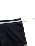 UNIONBAY BERMUDA CARGO UTILITY FADED BLACK UOMO PRE OWNED XL