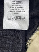 UNIONBAY BERMUDA CARGO UTILITY FADED BLACK UOMO PRE OWNED XL