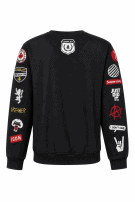UNIPLAY CREWNECK GRAPHIC BLACK MEN PRE OWNED L