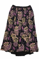 UNITED COLORS OF BENETTON SKIRT 90s PAISLEY PATTERN MULTICOLOR WOMEN'S XL