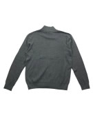 UNIVERSITY CLUB Knitted Full Zip Cardigan Casual With Logo Grey Men’s XL