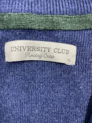 University Club Ζακέτα Πλεκτή με Φερμουάρ Μπλε Ανδρική L