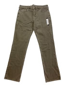 Unknown Brand Pantaloni jeans casual senza logo kaki da uomo L