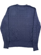 U.S. Polo Assn. Ανδρικό Πλεκτό Πουλόβερ Cable Knit Navy Μπλε Size XL