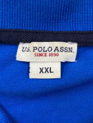 US POLO ASSN ΜΠΛΟΥΖΑ POLO ΚΛΑΣΙΚΗ ΡΟΥΑ ΜΠΛΕ ΑΝΤΡΙΚΟ PRE OWNED XXL