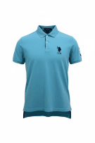 U.S. POLO ASSN. ΜΠΛΟΥΖΑ POLO LOGO ΣΙΕΛ UNISEX XL
