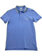 U.S. POLO ASSN. POLO SLIM FIT CON LOGO CELESTE DA UOMO M