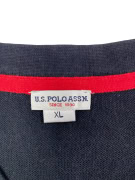 U.S. POLO ASSN. Πλεκτό Πουλόβερ V-Neck Navy Blue Ανδρικό XL