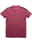 U.S. Polo Assn. Polo Shirt Casual All Over Print Logo Pink Men’s S