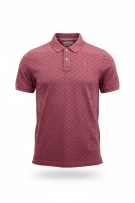 U.S. Polo Assn. Polo Shirt Casual All Over Print Logo Pink Men’s S