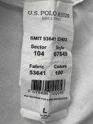 US POLO ASSN CAMICIA BUTTON DOWN CLASSICA BIANCA UOMO PRE OWNED L