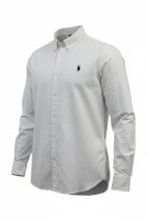 US POLO ASSN CAMICIA BUTTON DOWN CLASSICA BIANCA UOMO PRE OWNED L