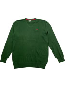 U.S. Polo Assn. Πράσινη Πλεκτή Μπλούζα V-Neck Ανδρική XL
