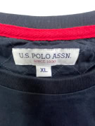 U.S. POLO ASSN. T-SHIRT CASUAL USPA ΛΟΓΟΤΥΠΟ ΣΚΟΥΡΟ ΜΠΛΕ ΑΝΔΡΙΚΟ XL