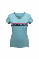 U.S. Polo Assn. T-Shirt Logo Γαλάζιο Γυναικείο S