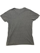 US POLO ASSN V NECK T SHIRT MINIMAL ΓΚΡΙ ΑΝΤΡΙΚΟ PRE OWNED L