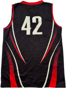 USSPORTS BASKETBALL JERSEY ATHLETIC BLACK UNISEX PRE OWNED M