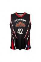 USSPORTS BASKETBALL JERSEY ATHLETIC BLACK UNISEX PRE OWNED M