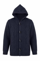 Y2K VAGO CARDIGAN BOXY NAVY ΑΝΤΡΙΚΟ PRE OWNED L