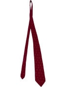 VALENTINO CRAVATTE SILK TIE CLASSIC BURGUNDY MENS PRE OWNED