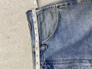 WRANGLER BERMUDA SHORTS WASHED BLUE UOMO PRE OWNED L