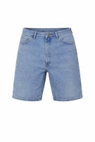 WRANGLER BERMUDA SHORTS WASHED BLUE UOMO PRE OWNED L