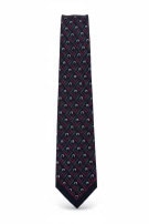 VALENTINO TIE VINTAGE NAVY MENS PRE OWNED