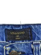 VALENTINO JEANS ΠΑΝΤΕΛΟΝΙ VINTAGE ΛΟΓΟΤΥΠΟ ΜΠΛΕ ΓΥΝΑΙΚΕΙΟ XS