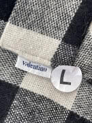 VALENTINO ΚΑΡΟ ΠΟΥΚΑΜΙΣΟ CLASSIC ΜΑΥΡΟ ΚΡΕΜ ΑΝΤΡΙΚΟ PRE OWNED L